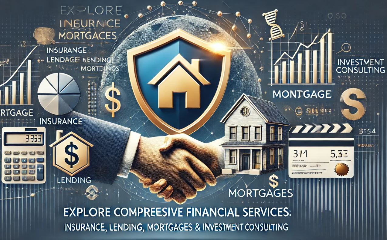 Explore comprehensive financial services including insurance, lending, mortgages, and investment consulting